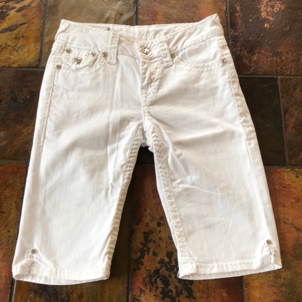 L A idol White Shorts